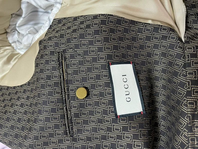 Gucci Gucci New men's laccard wool suit jacket 2502-Nextarrow Size US L / EU 52-54 / 3 - 3 Thumbnail