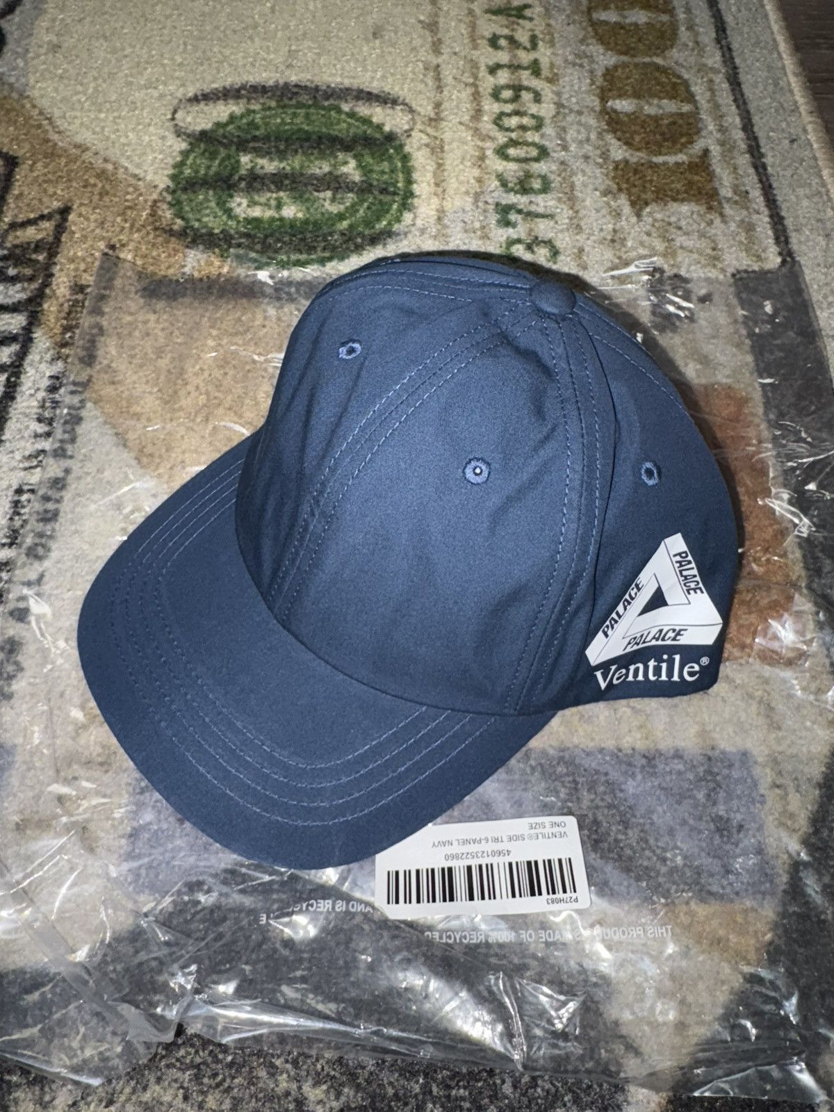 Palace Palace Ventile Side Tri 6-Panel Hat Navy Size ONE SIZE - 1 Thumbnail