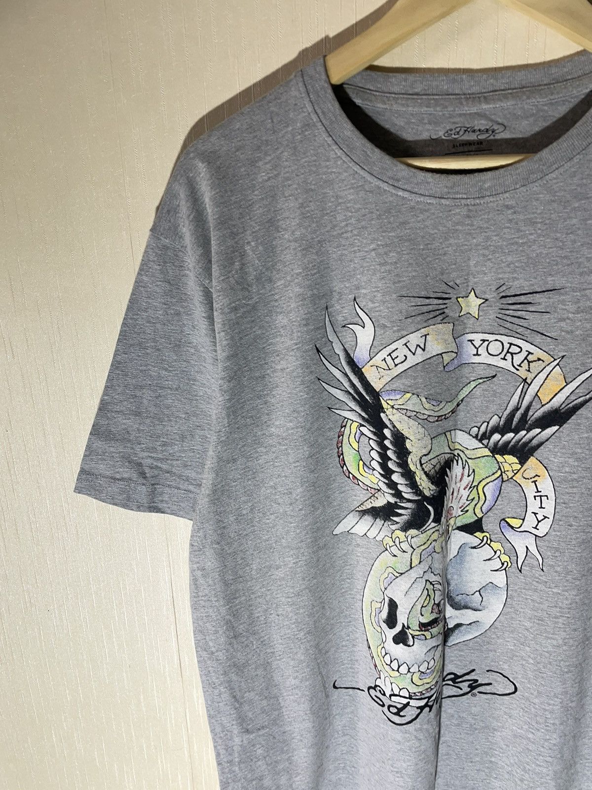 Ed Hardy × Vintage Ed Hardy vintage streetwear T shirt Size US XL / EU 56 / 4 - 3 Thumbnail