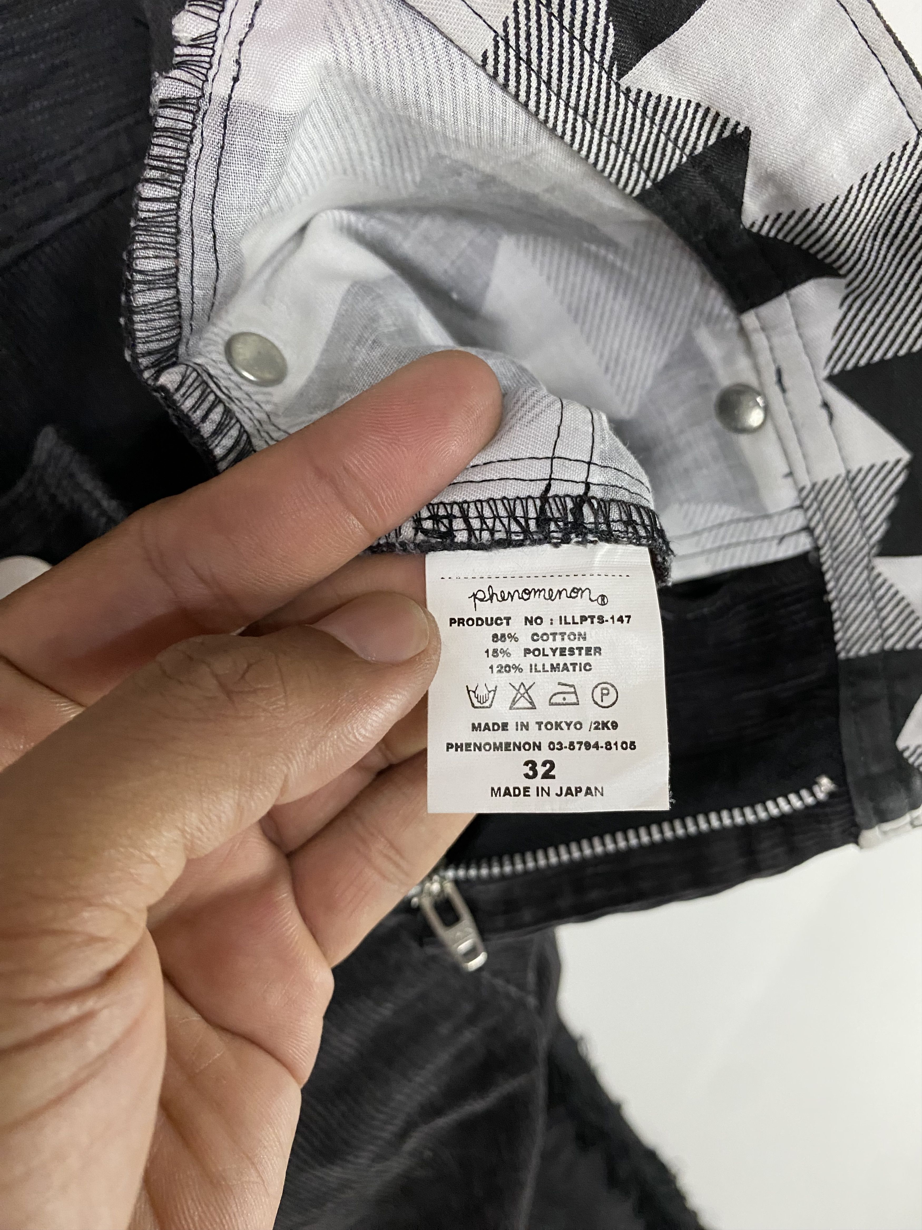 Designer × Japanese Brand × PHENOMENON Phenomenon corduroy fringe pant Size US 32 / EU 48 - 11 Thumbnail