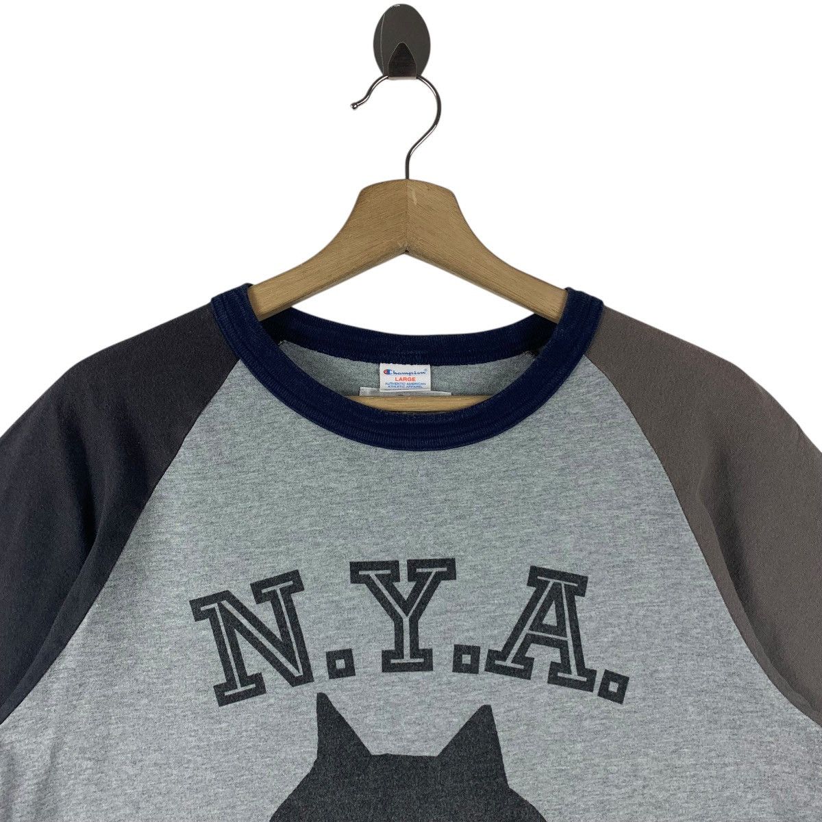 Champion × Issey Miyake × Ne-Net CHAMPION X NE- NET Issey miyake nenet logo japanesebrand tee Size US L / EU 52-54 / 3 - 2 Thumbnail