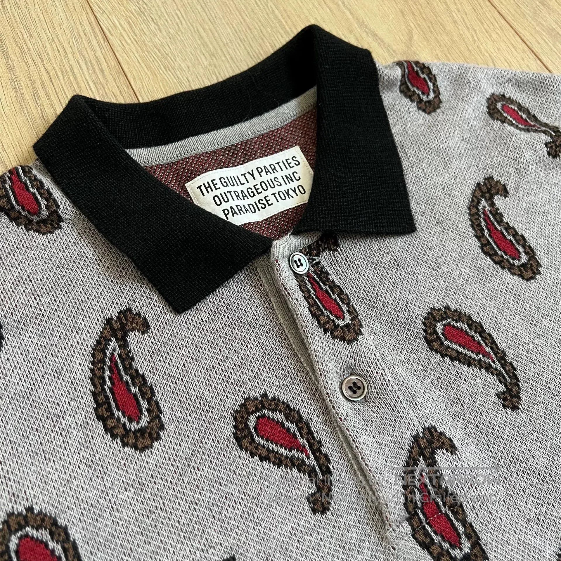 Wacko Maria WACKO MARIA 21SS Leopard Knit Polo. Size US M / EU 48-50 / 2 - 1 Thumbnail
