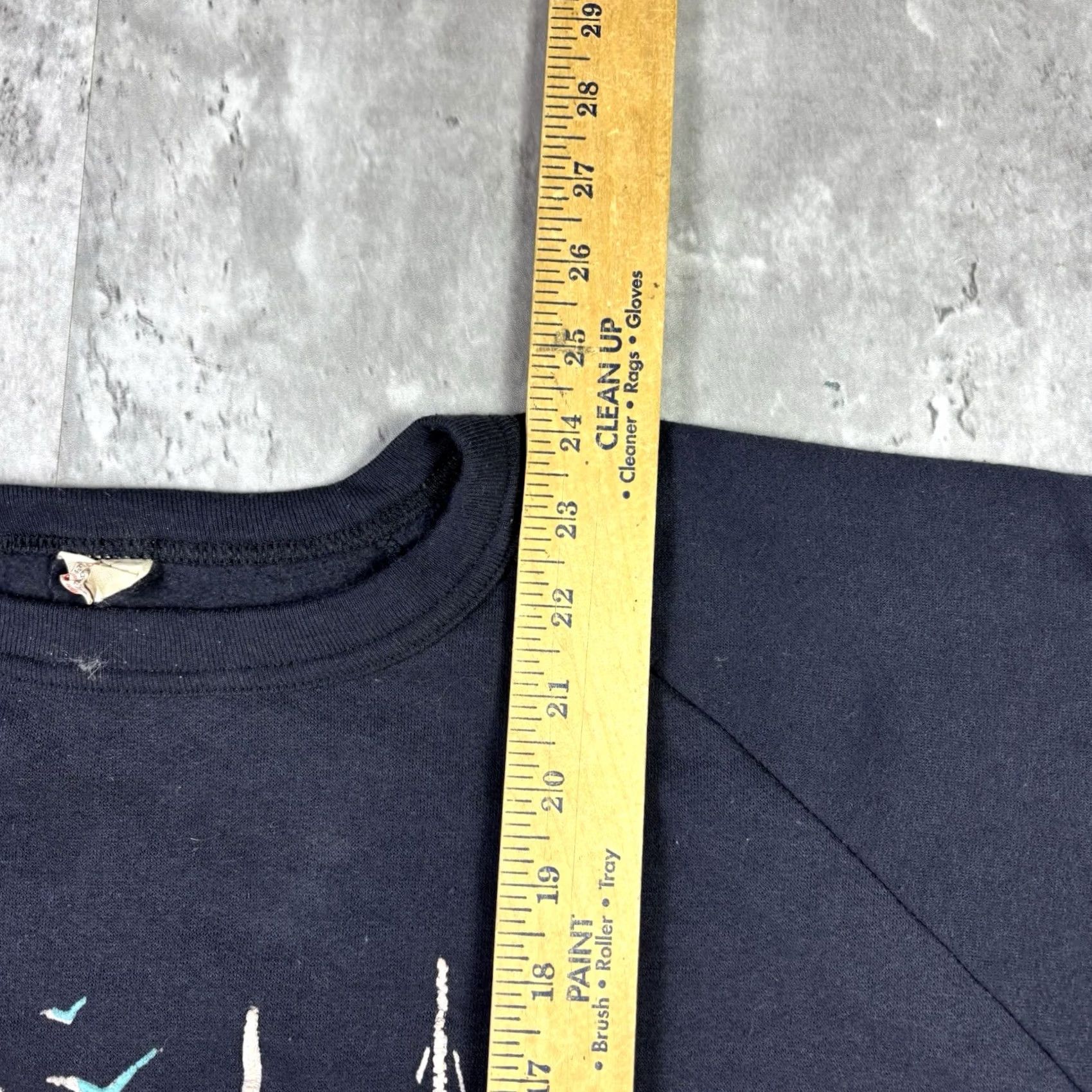 Vintage VINTAGE Toronto Canada Sweatshirt Sail Boat Ocean Art Black Raglan XL 90s Shirt Mens Size US XL / EU 56 / 4 - 4 Thumbnail