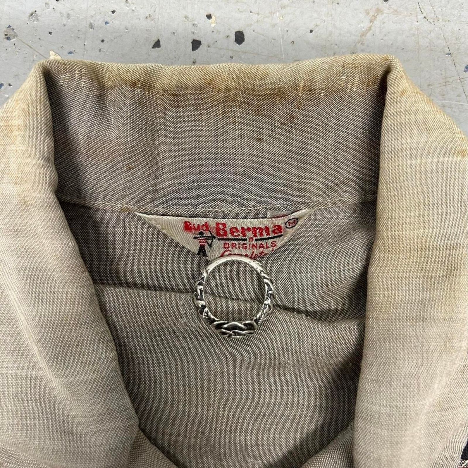 Other 50s Distressed vintage Bud Berma loop collar shirt Size US M / EU 48-50 / 2 - 5 Thumbnail