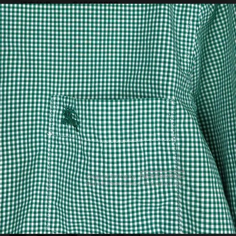 Burberry Burberry Green Cotton Long Sleeve Shirt. Size US S / EU 44-46 / 1 - 2 Thumbnail