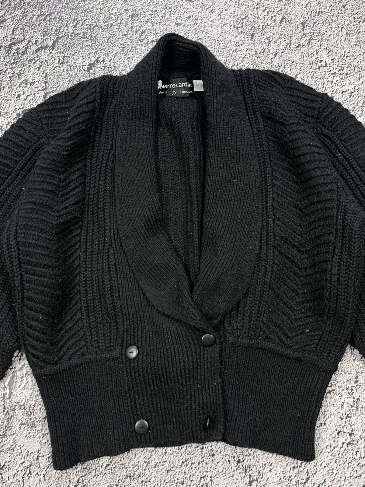 Pierre Cardin Vintage 80s Pierre Cardin baggy buttons cardigan size L Size L / US 10 / IT 46 - 3 Thumbnail