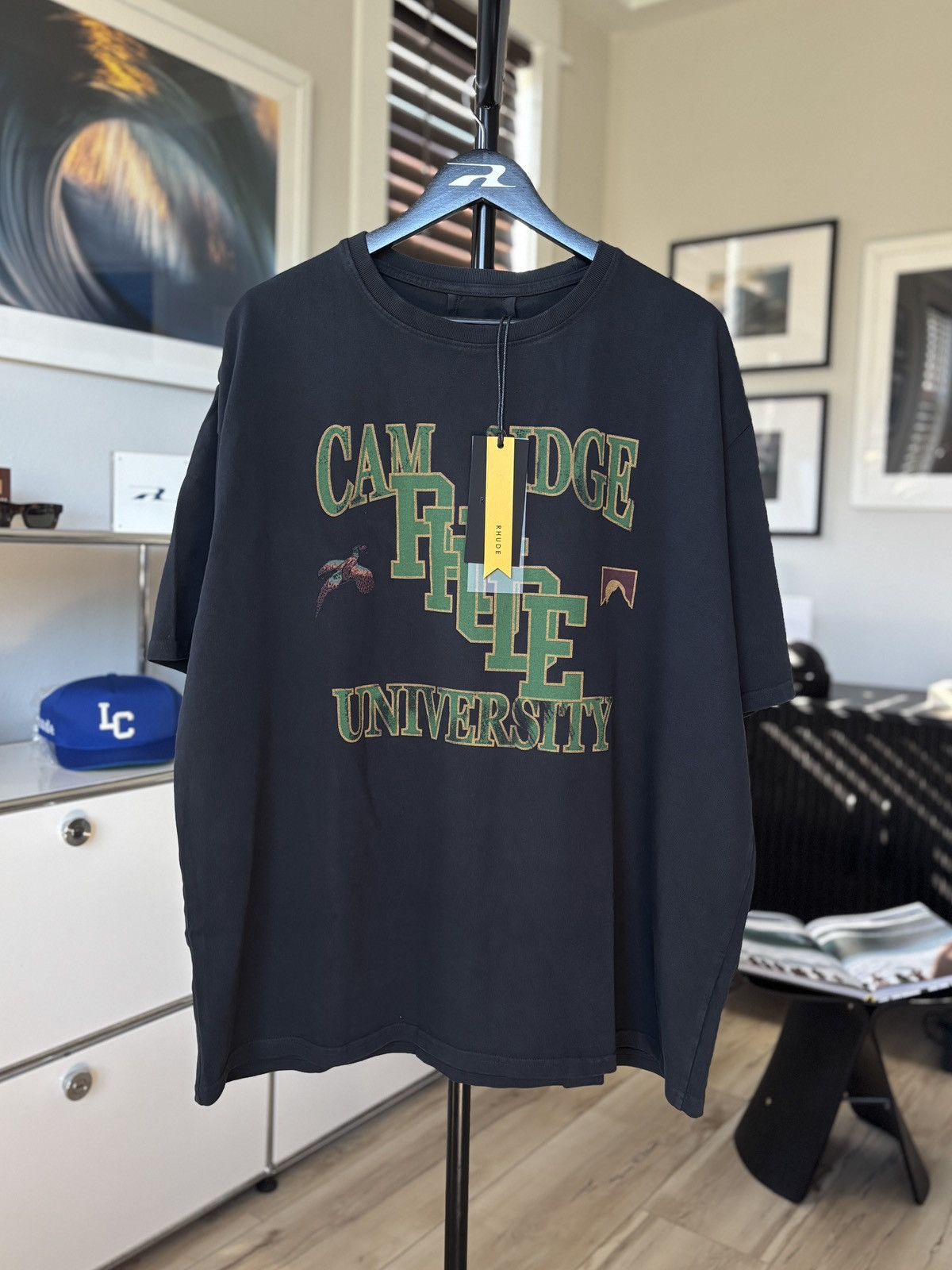 Rhude RHUDE | CAMBRIDGE UNIVERSITY GRAPHIC LOGO TEE Size US XXL / EU 58 / 5 - 2 Thumbnail