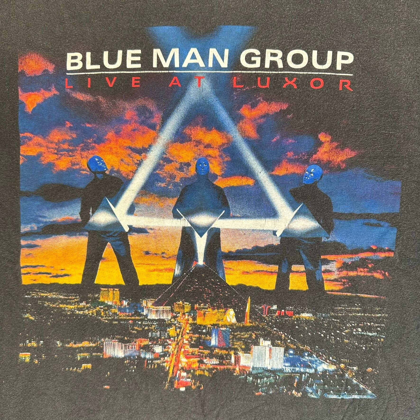 Vintage Vintage Y2K Blue Man Group Luxor Las Vegas T-Shirt Faded Bla Size US L / EU 52-54 / 3 - 2 Thumbnail