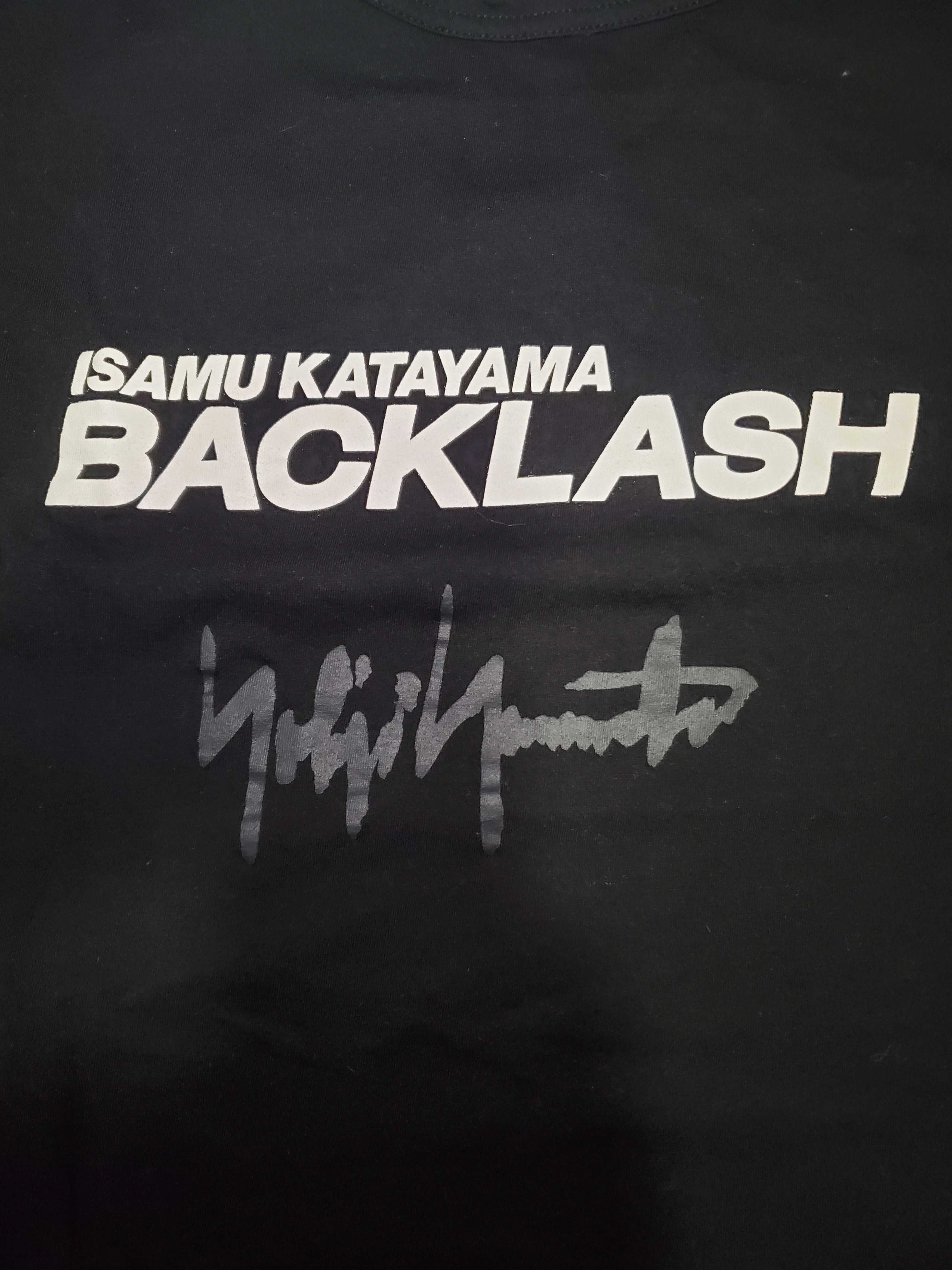 Yohji Yamamoto Isamu Katayama Backlash x Yohji Collaboration T Shirt Size US L / EU 52-54 / 3 - 3 Thumbnail