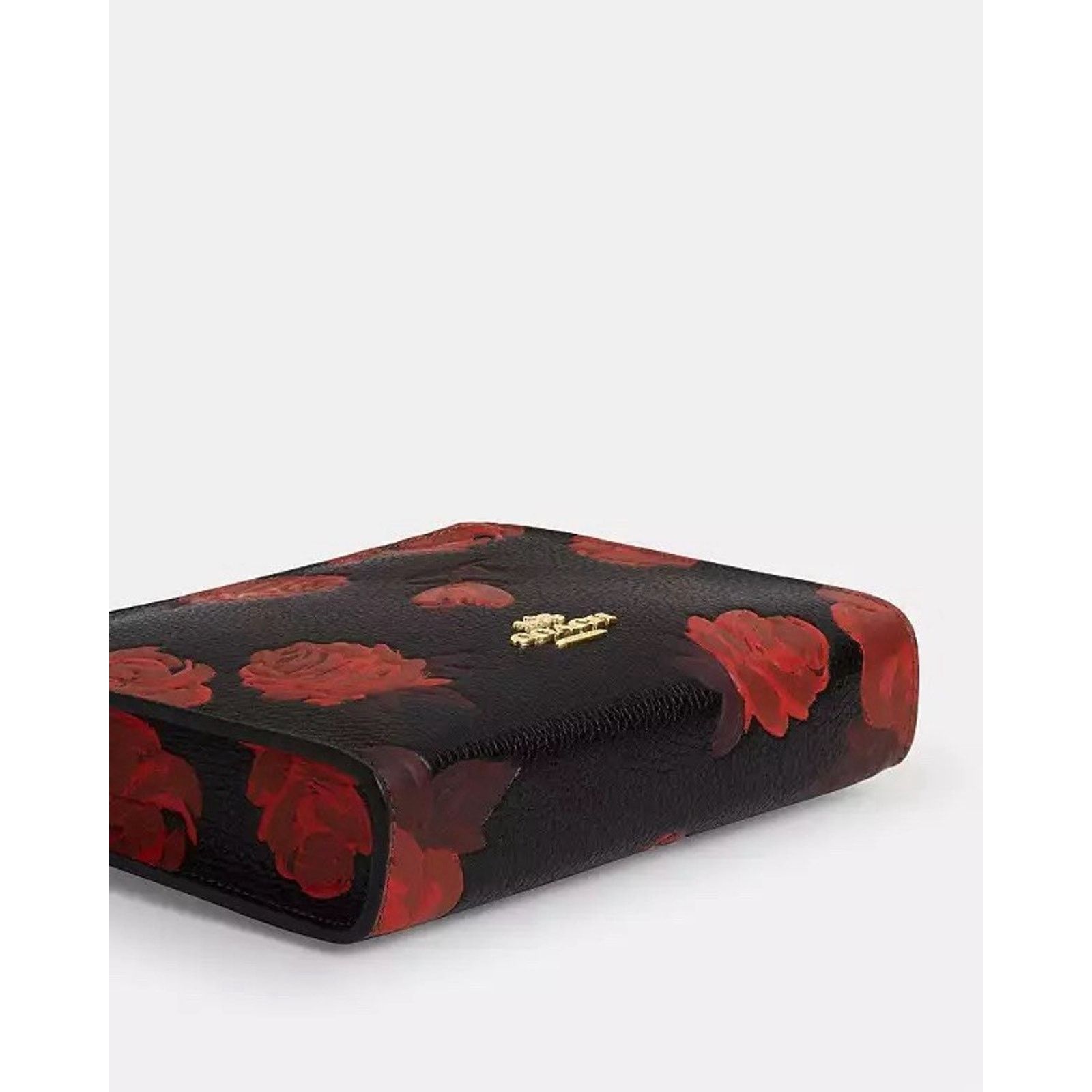 Coach NWT Coach Slim Crossbody Bag With Floral Black/Red CCI76 Size ONE SIZE - 9 Thumbnail
