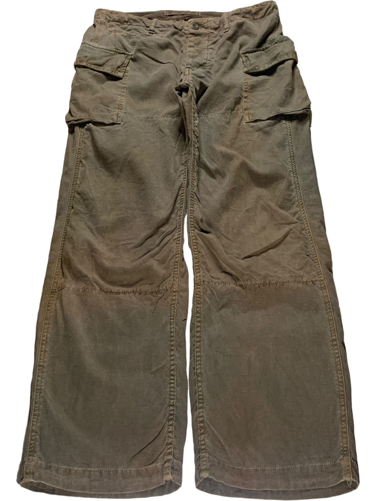 OMNIGOD Vintage Omnigod Hemp Cargo Parachute Baggy Pants Size US 32 / EU 48 - 1 Thumbnail