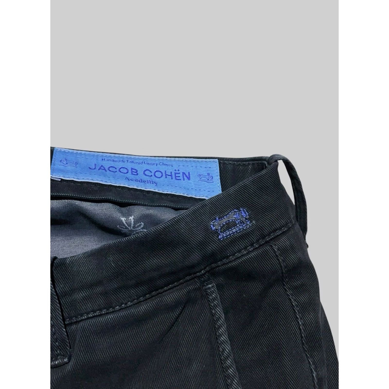 Jacob Cohen Jacob Cohen Bobby Comf Pants Men Regular 34 Black Chino Button Zip Inseam 34 Reactivated Womens? Size US 34 / EU 50 - 3 Thumbnail