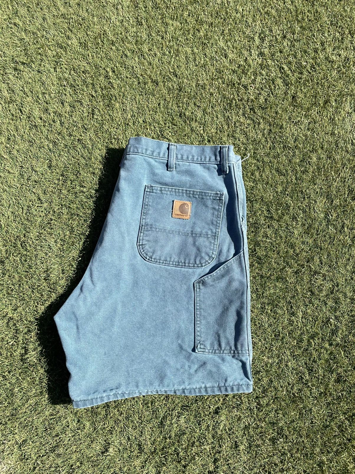 Carhartt Carhartt Shorts Mens 44 B24HTG Green Workwear Jorts Vintage Size US 44 / EU 60 - 5 Thumbnail