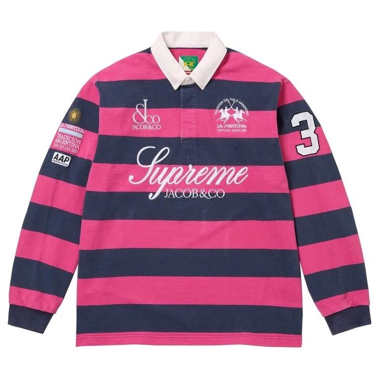 Nike × Supreme Supreme Nike Stripe Rugby | Grailed