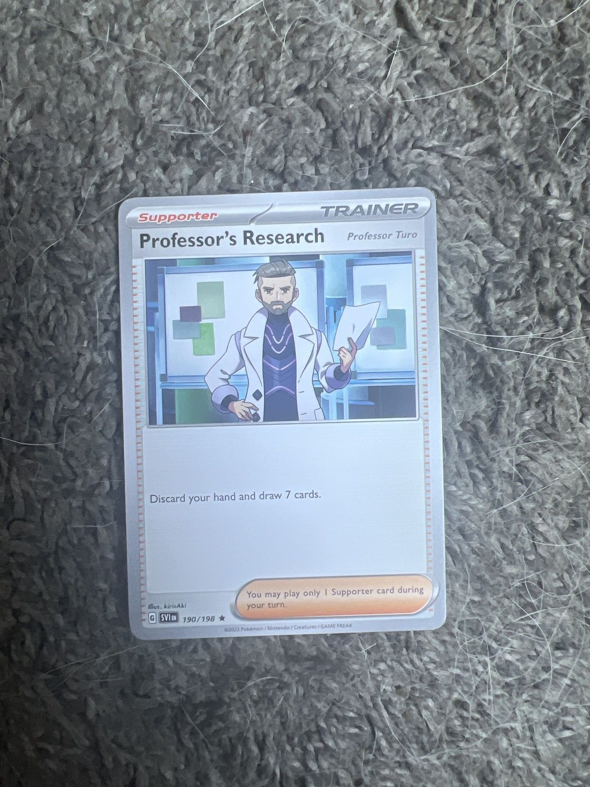 Pokemon 2023 Pokémon Professor’s Research Card Size ONE SIZE - 1 Thumbnail