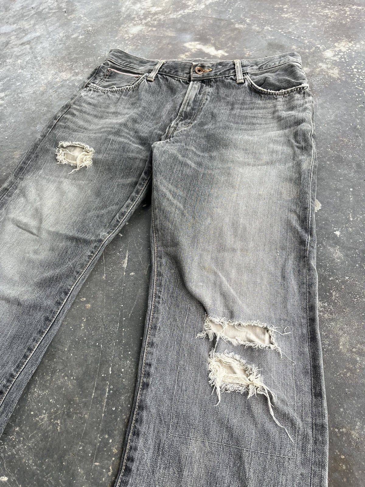 Edwin × If Six Was Nine × Japanese Brand Vintage Edwin 505 Mudwash Selvadge Denim Size US 34 / EU 50 - 14 Thumbnail