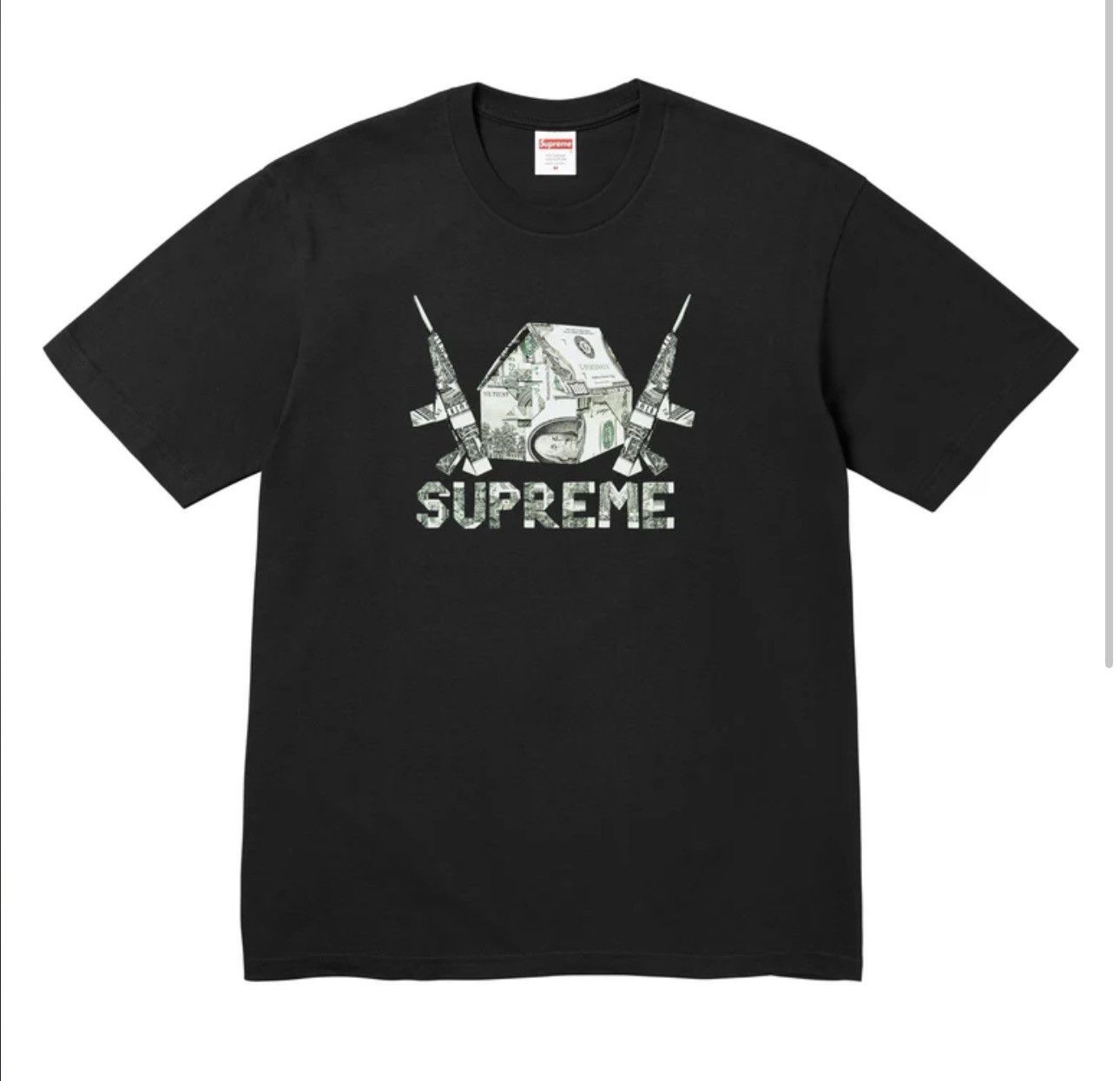 Supreme Sz S - Supreme Split Short Sleeve Football Top (Black
