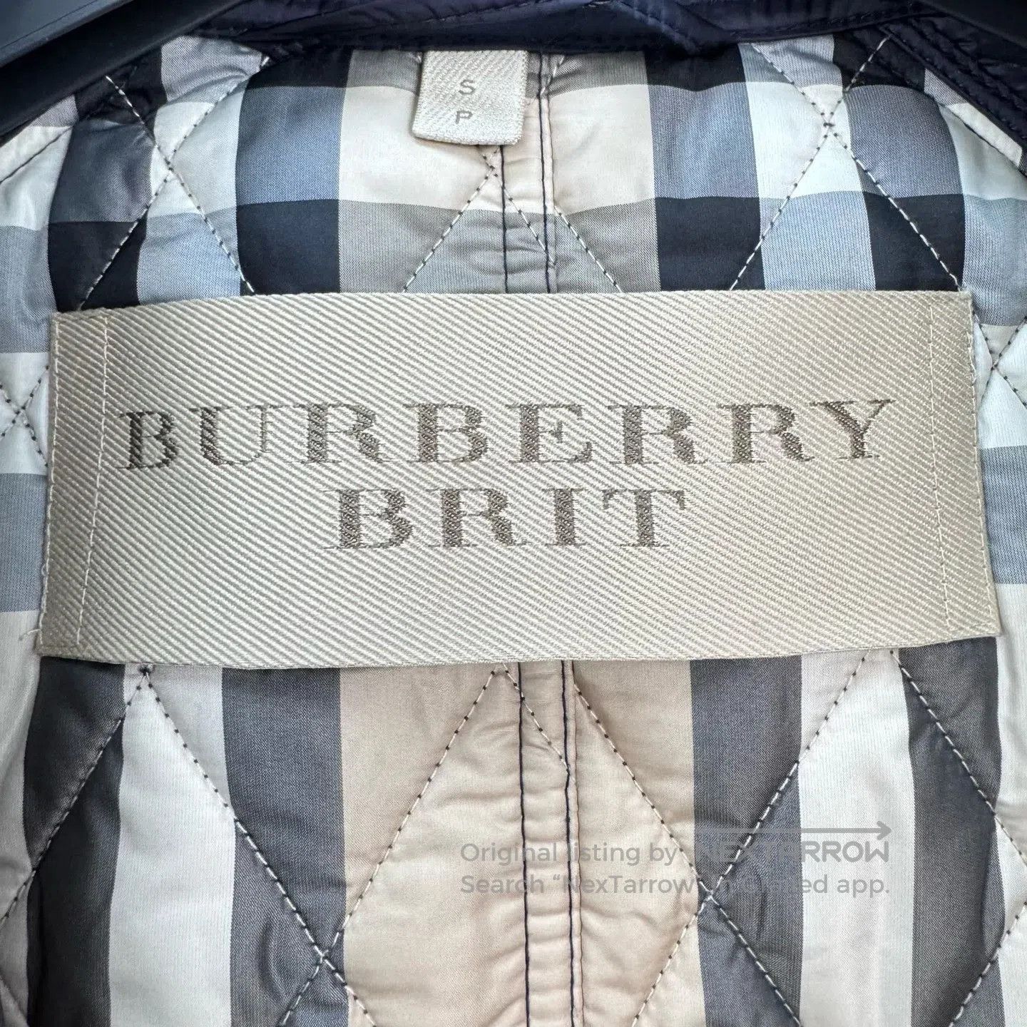 Burberry Burberry Check Quilted Cotton Coat. Size S / US 4 / IT 40 - 6 Thumbnail