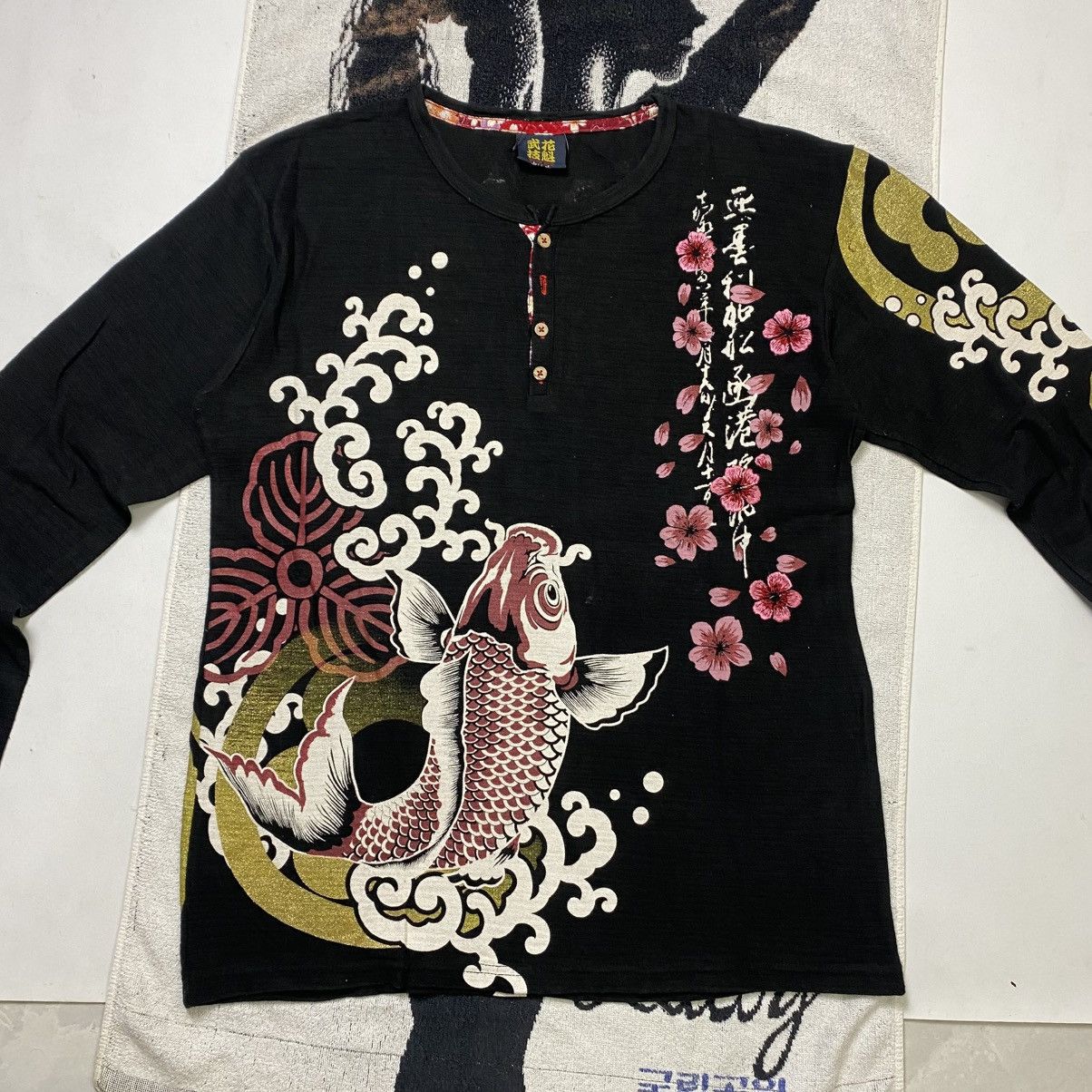 Designer × Japanese Brand × Other Vintage Sukajan Long sleeve y2k lgb style Size US L / EU 52-54 / 3 - 7 Thumbnail