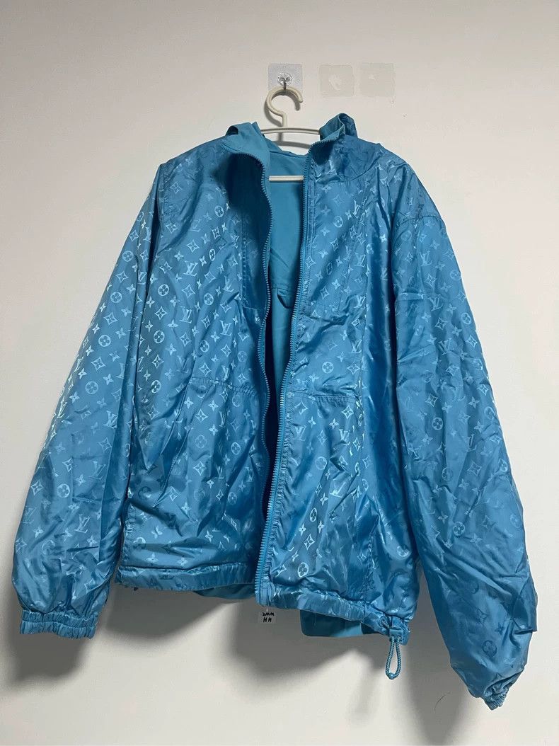 Louis Vuitton Louis Vuitton Blue full print assault jacket 2505-Nextarrow Size US M / EU 48-50 / 2 - 1 Thumbnail