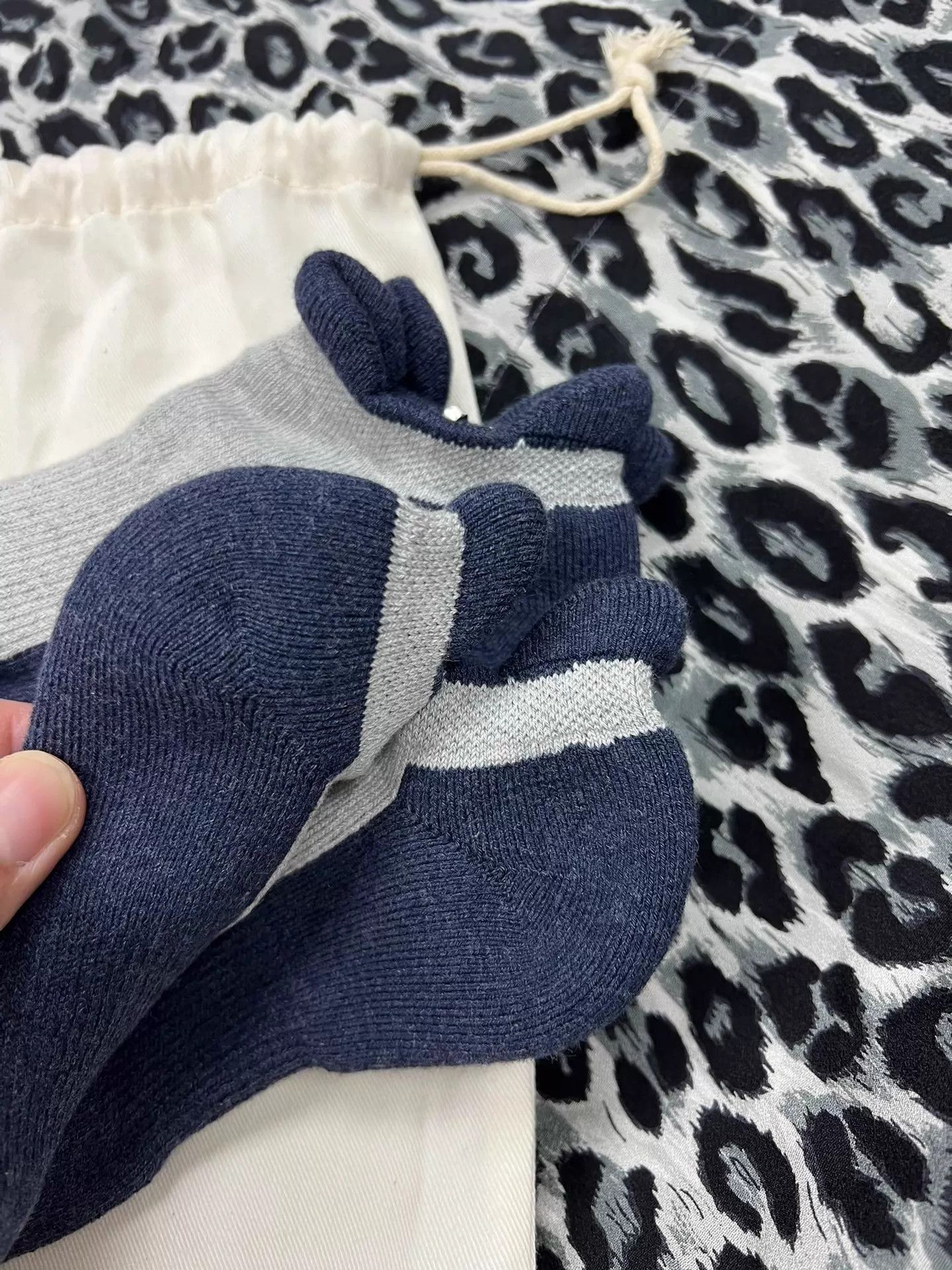 Visvim Blue and Gray Ankle Socks Size ONE SIZE - 3 Thumbnail