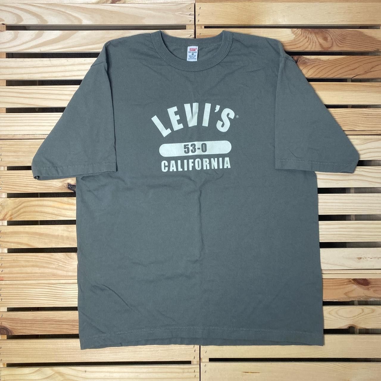 Levi's Vintage Levi's Dry Goods Green Tee Size Large Size US L / EU 52-54 / 3 - 1 Thumbnail