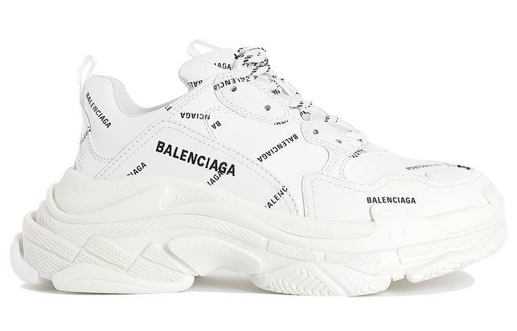 Balenciaga Balenciaga Triple S Allover Logo Sneakers SIZE 38 Size ONE SIZE - 1 Thumbnail