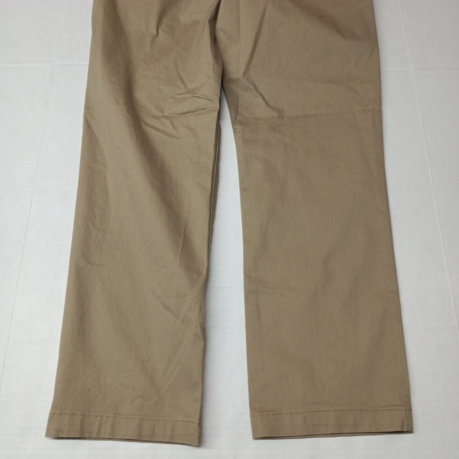 Lee Lee Flat Front Chino Pants Men's 34x30 Khaki Slim Fit Size US 34 / EU 50 - 7 Thumbnail