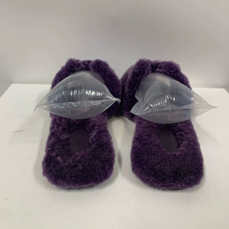 Hermes Hermes Teddy Fur Slippers Size 38-2506 Size US 8 / IT 38 - 6 Thumbnail