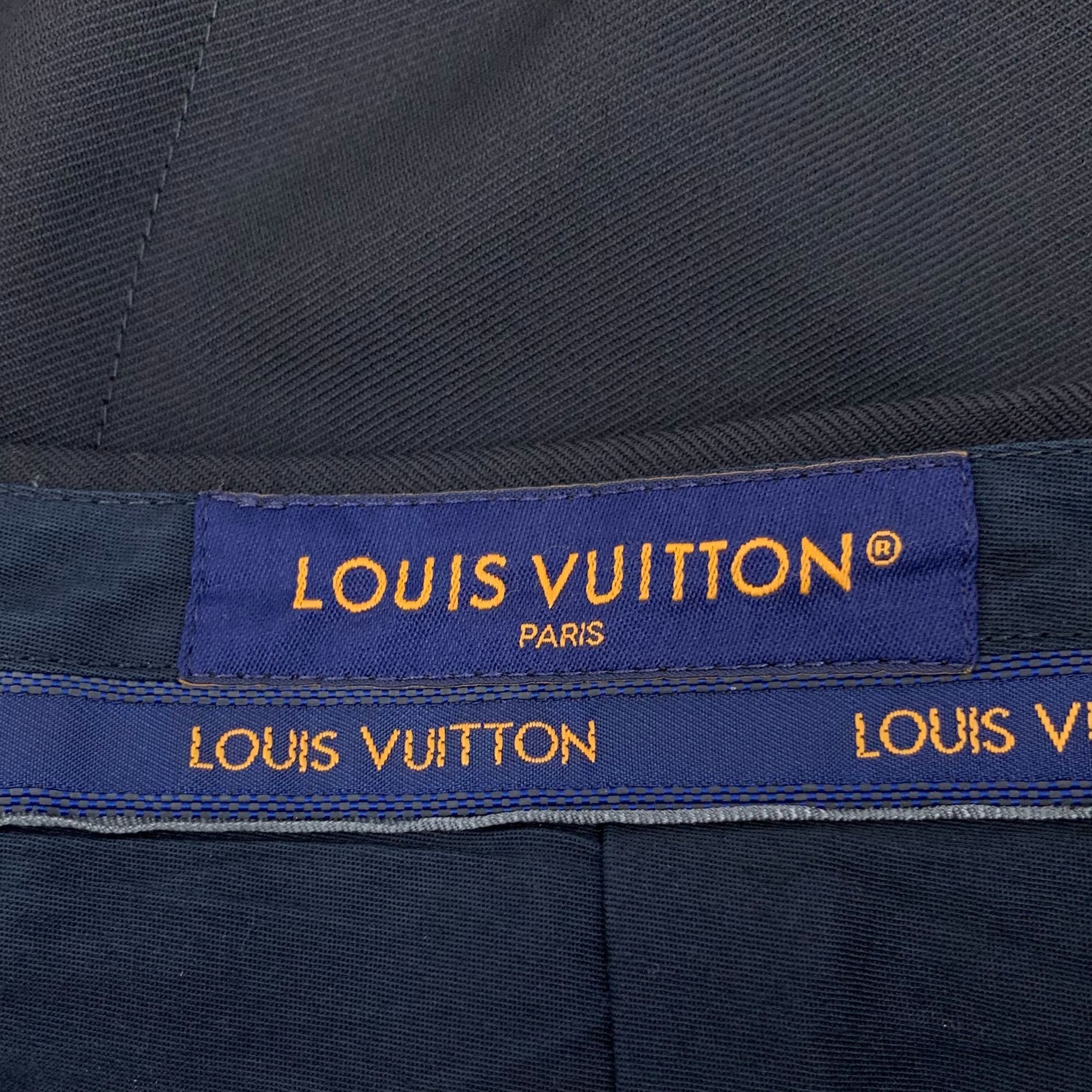 Louis Vuitton LOUIS VUITTON Black Wool Cargo Pants Size 52 Italian Made De Size US 36 / EU 52 - 2 Thumbnail
