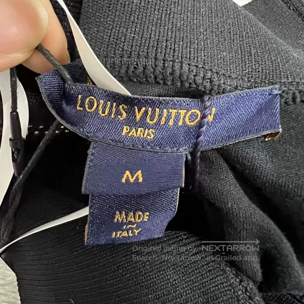 Louis Vuitton Louis Vuitton Black Flocked Logo Vest. Size S / US 4 / IT 40 - 7 Thumbnail