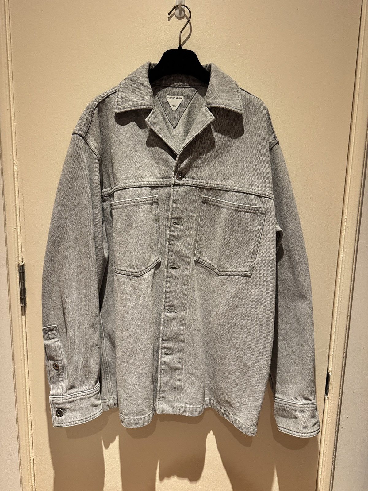 Bottega Veneta Bottega Veneta Washed Denim Shirt Brand New Size US S / EU 44-46 / 1 - 4 Thumbnail