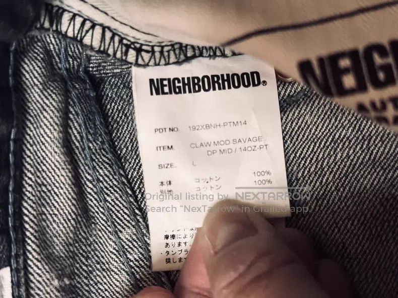 Neighborhood Neighborhood size L Denim Jeans Size US 27 - 4 Thumbnail