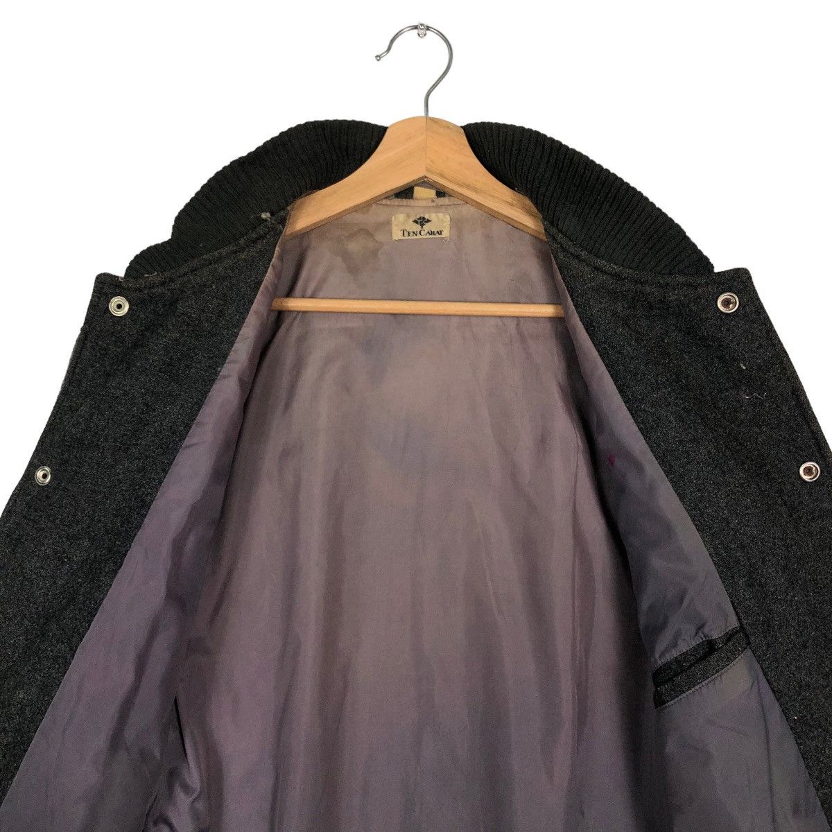 Japanese Brand Vtg Bomber Varsity Jacket Ten Carat Japan Made Issey Miyake Size US L / EU 52-54 / 3 - 11 Thumbnail