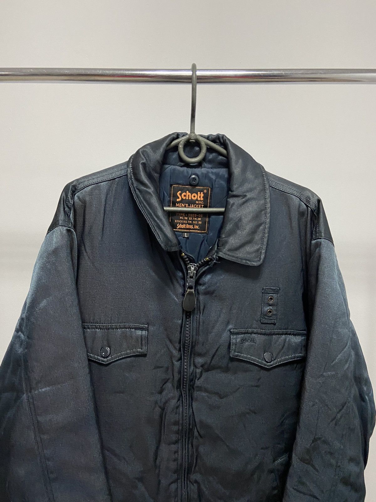 Schott × Vintage Schott Police Jacket small Logo Vintage Size US L / EU 52-54 / 3 - 2 Thumbnail