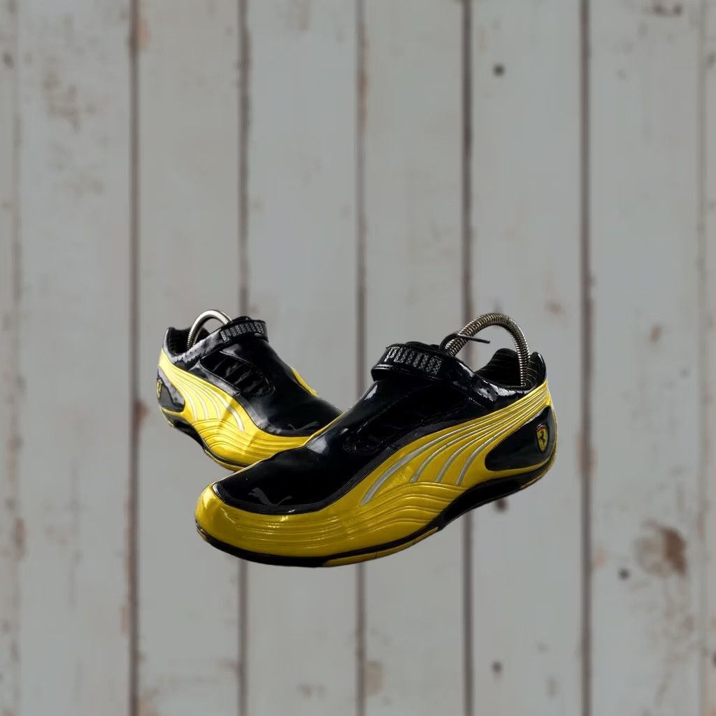 Puma PUMA Scuderia Ferrari Speedcat Motorsport Shoes Men 42 Yellow Rubber Lace Up Casual Sneaker M Size 42 Size US 10 / EU 43 - 1 Thumbnail
