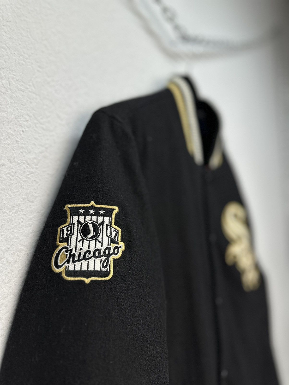 MLB Whitesox Cooperstown Majestic Varsity Bomber MLB Wool Jacket Size US S / EU 44-46 / 1 - 7 Thumbnail