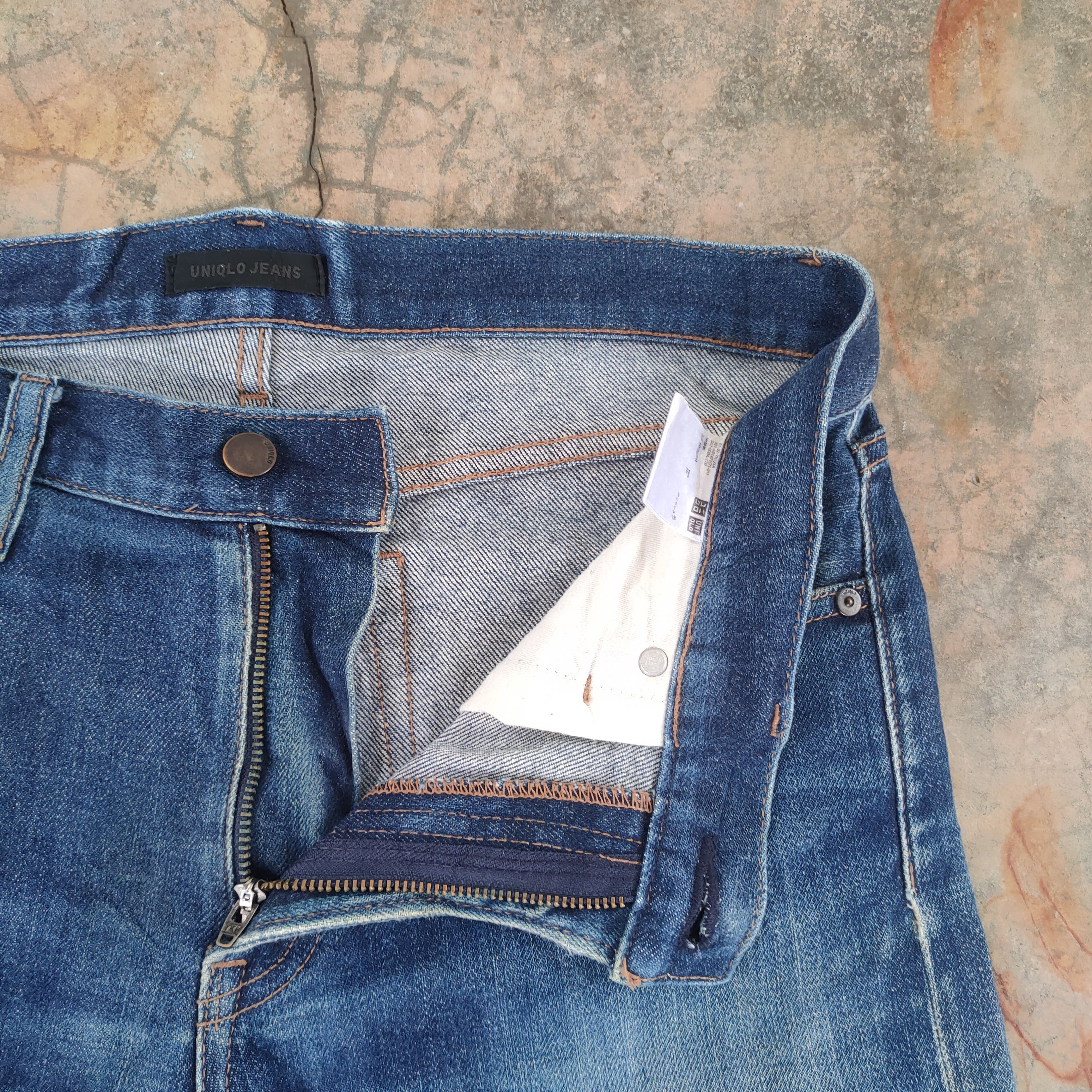 Japanese Brand VINTAGE JAPANESE RUSTY SKINNY FADED DISTRESSED JEAN PANTS Size US 32 / EU 48 - 7 Thumbnail