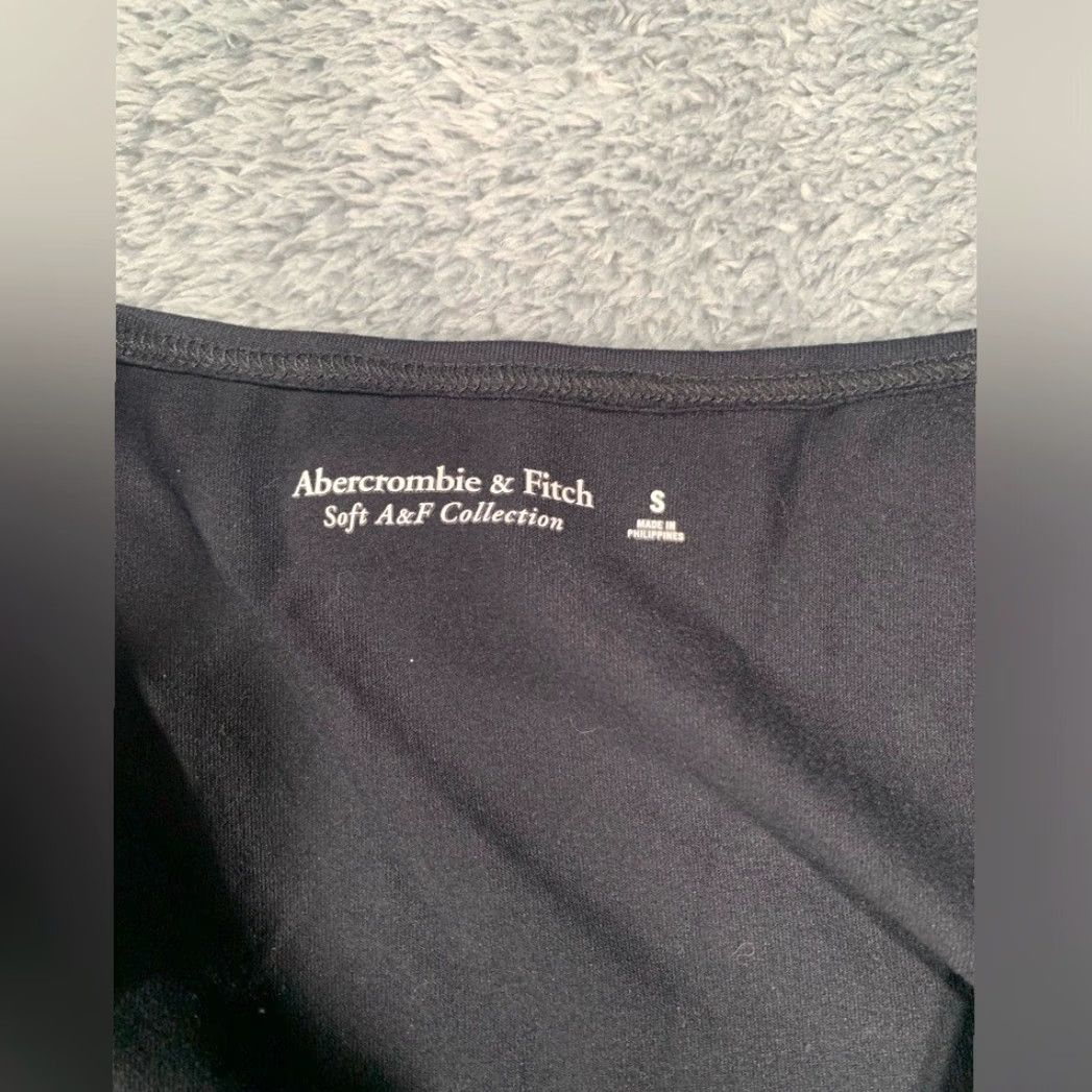 Abercrombie & Fitch Abercrombie & Fitch Bodysuit Black S Long Sleeve One Piece Women Small Regular Size Size S / US 4 / IT 40 - 5 Thumbnail