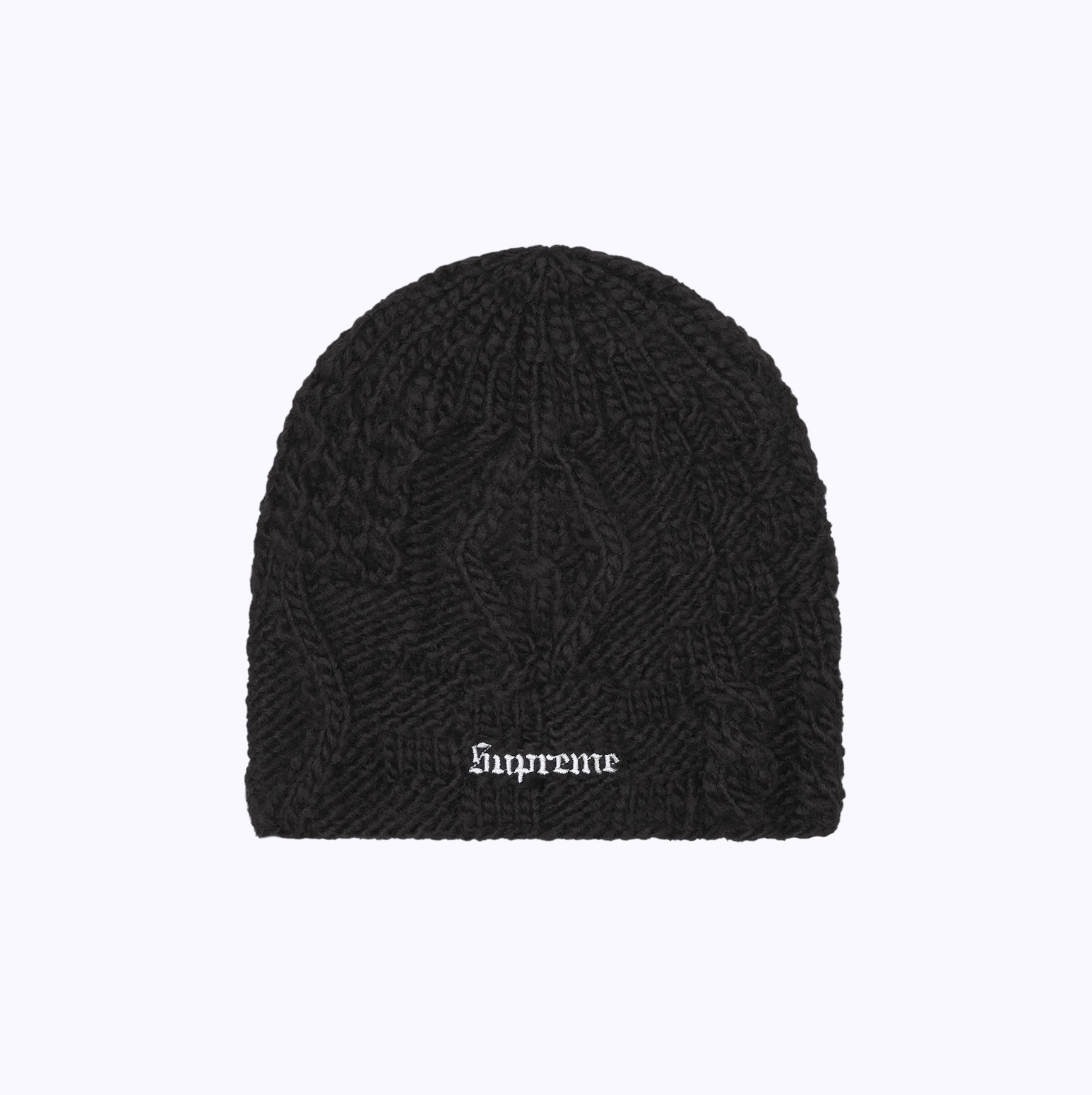 Supreme Supreme Block Knit Beanie in Black Size ONE SIZE - 1 Thumbnail