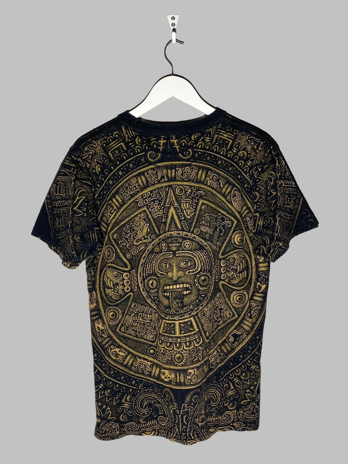 Band Tees × Vintage Vintage Y2K Aztec AOP Mexico Puerto Vallarta T Shirt Size US M / EU 48-50 / 2 - 2 Thumbnail