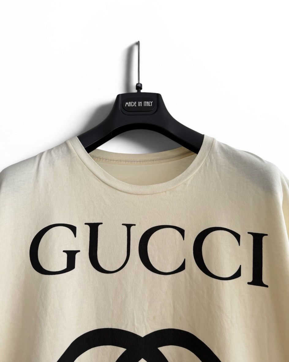 Gucci Gucci GG Logo Oversized T-Shirt Size US M / EU 48-50 / 2 - 2 Thumbnail