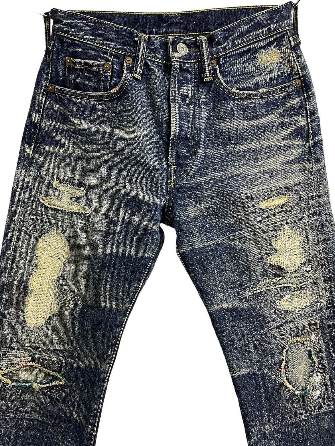 Kapital Kountry Kapital Patchwork Jeans Size 29" - 2 Thumbnail