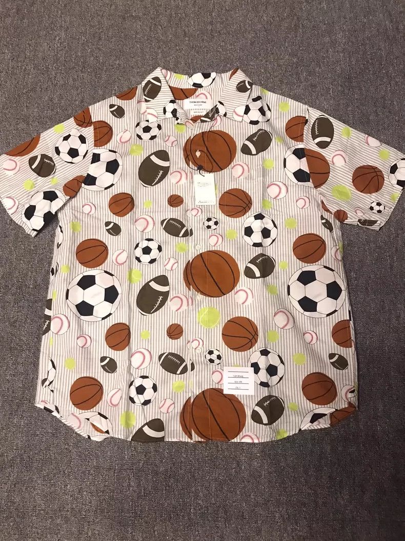 Thom Browne Thom Browne size3 short sleeve shirt Size US L / EU 52-54 / 3 - 3 Thumbnail