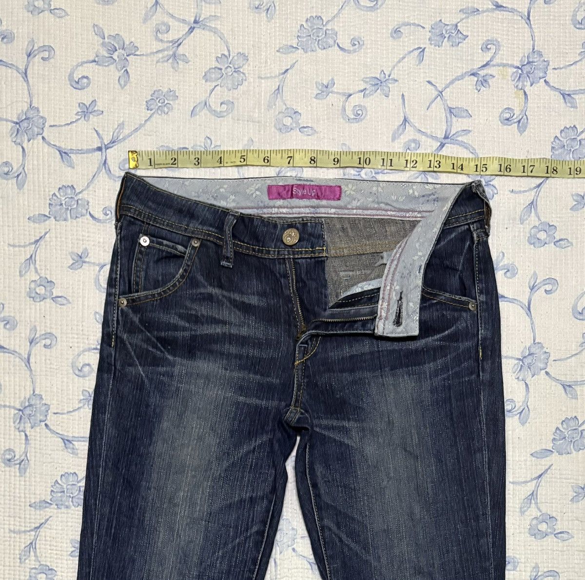 Uniqlo Japanese Uniqlo Style Up Streetwear Pant Flared Denim Size US 30 / EU 46 - 4 Thumbnail