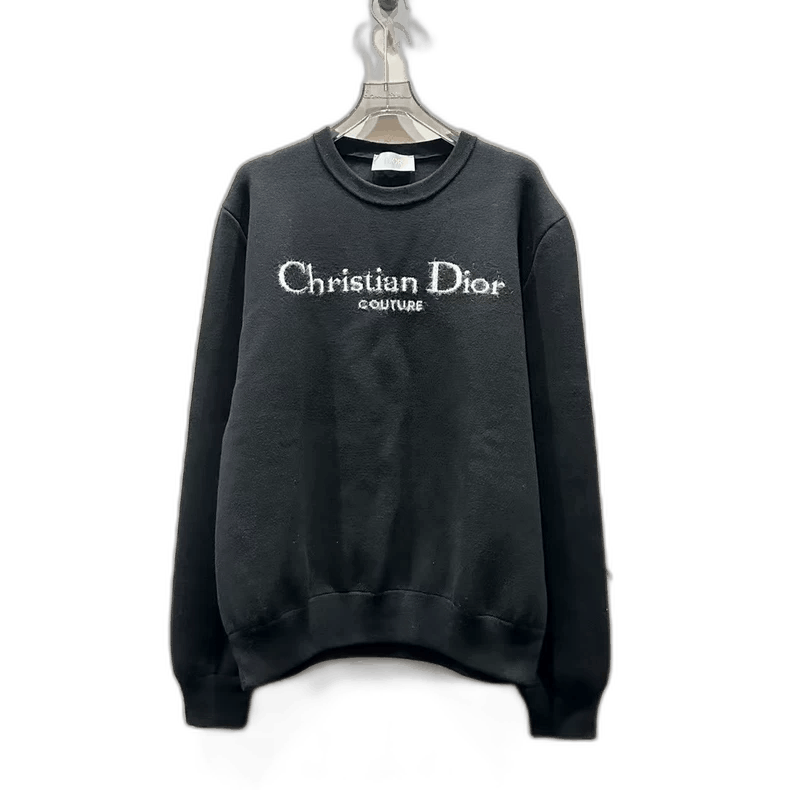 Dior Christian Dior Black Letter Logo Long Sleeve Sweater-2505 Size US XXL / EU 58 / 5 - 1 Thumbnail
