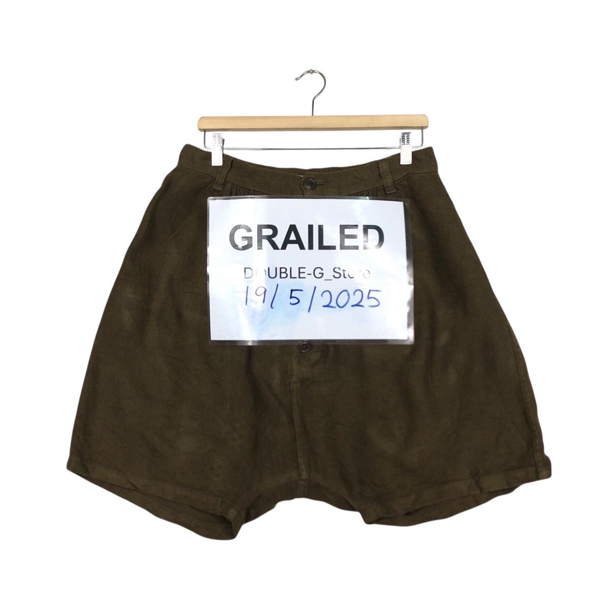 Sunao Kuwahara 📌Rich Brown Vintage Short Pants Sunaokuwahara Issey Miyake Size 30" / US 8 / IT 44 - 1 Thumbnail