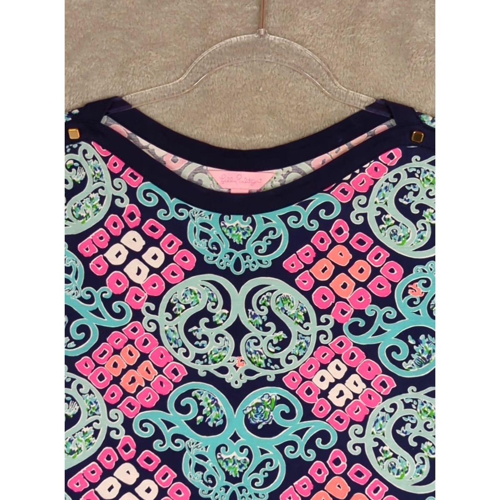 Lilly Pulitzer Lilly Pulitzer shift dress Robyn Behind The Gates Print Multicolor XS beachy cruise Women Size XS / US 0-2 / IT 36-38 - 3 Thumbnail