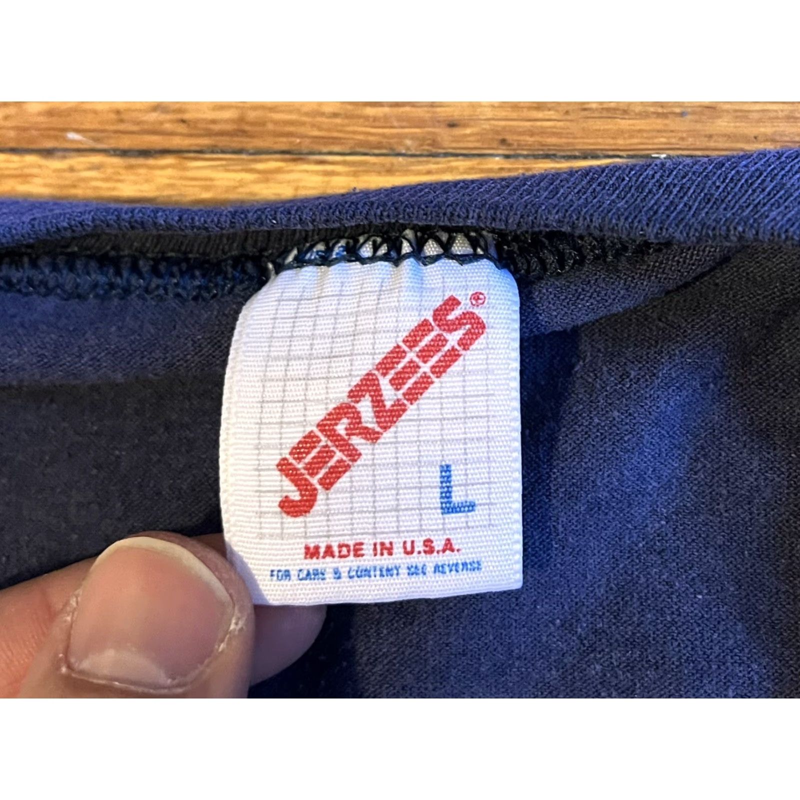 Jerzees VINTAGE Annapolis High School Water Polo 1992 Shirt Men’s L Blue Single Stitch Jerzees T-Shirt Crew Neck Short Sleeve Graphic Print 90s Sports Size US L / EU 52-54 / 3 - 5 Thumbnail