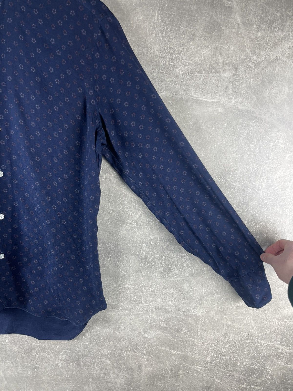 Barba Napoli Barba Napoli Patterned Cotton Shirt Men’s Size 40 Size US M / EU 48-50 / 2 - 4 Thumbnail